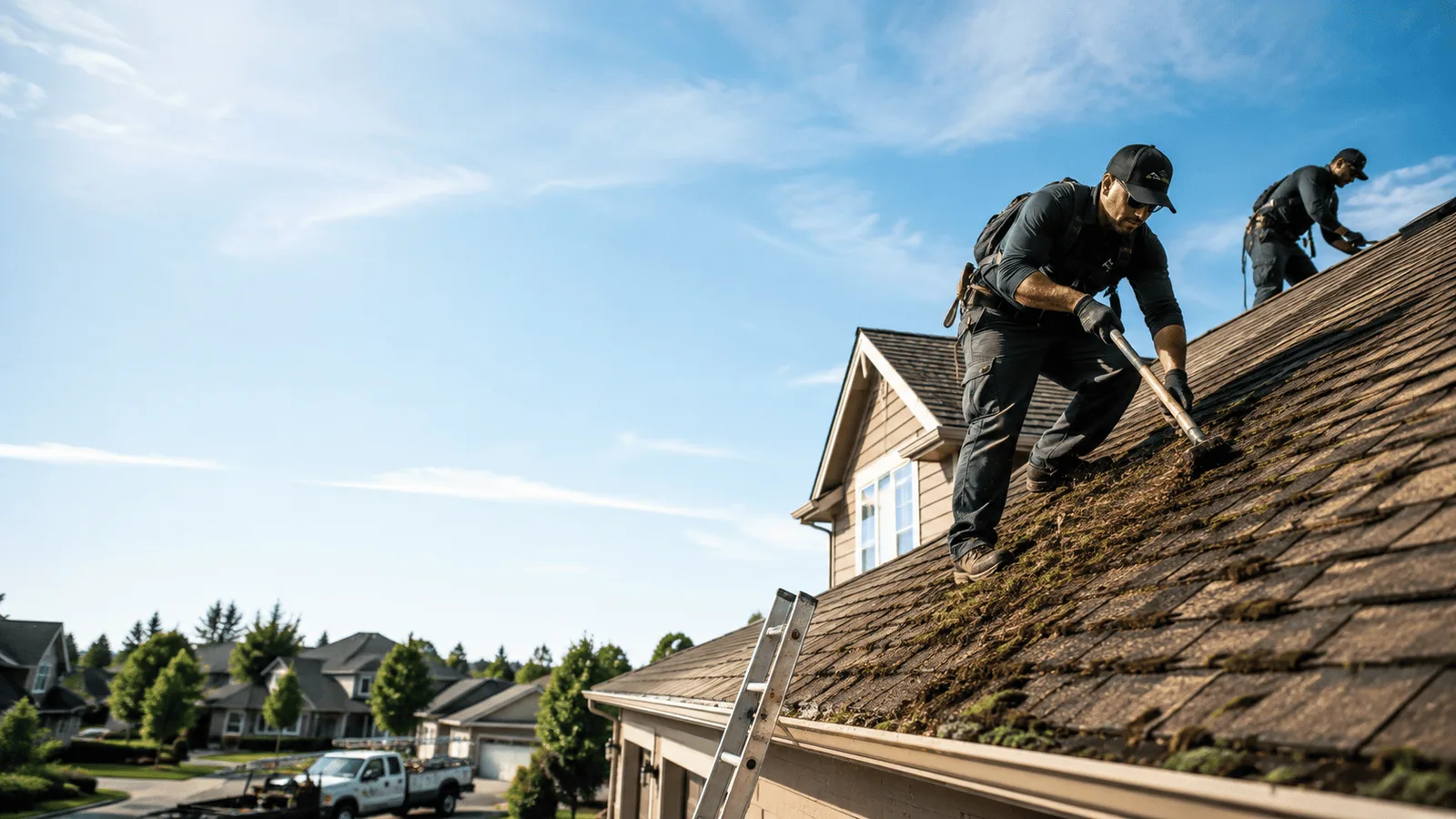 Roof Moss Removal in Lockbourne, OH near me